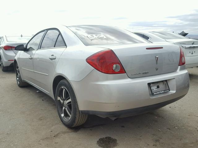 1G2ZG58B474252475 - 2007 PONTIAC G6 BASE SILVER photo 3