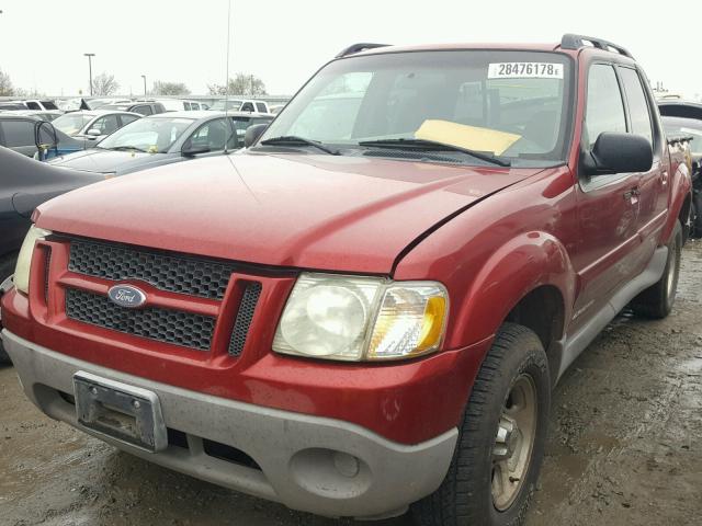 1FMZU67E02UC23890 - 2002 FORD EXPLORER S BURGUNDY photo 2