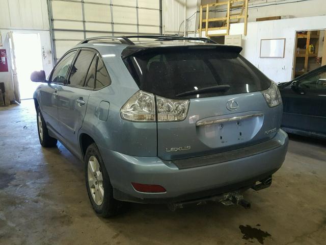 2T2HA31U76C105115 - 2006 LEXUS RX 330 BLUE photo 3