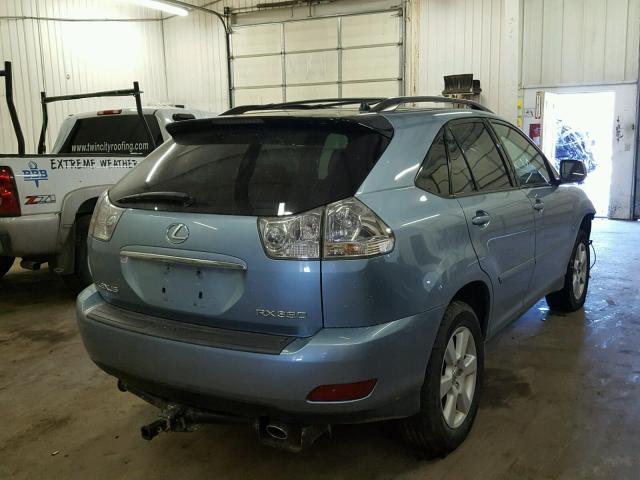 2T2HA31U76C105115 - 2006 LEXUS RX 330 BLUE photo 4