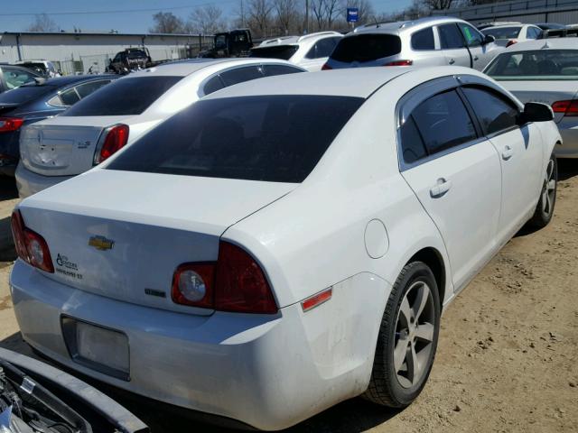 1G1ZC5EU1BF346820 - 2011 CHEVROLET MALIBU 1LT 白色 照片 4