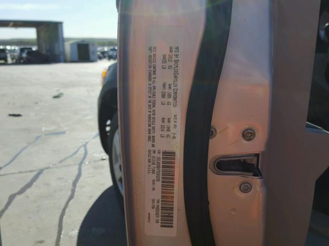 1B3JB28B47D503258 - 2007 DODGE CALIBER SILVER photo 10