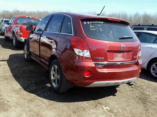 3GSCL93Z29S521783 - 2009 SATURN VUE HYBRID RED photo 3