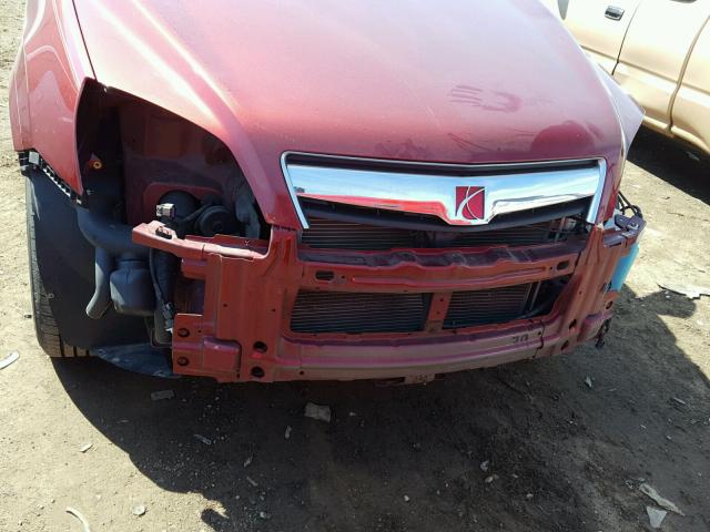 3GSCL93Z29S521783 - 2009 SATURN VUE HYBRID RED photo 9