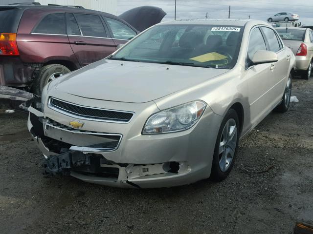 1G1ZC5EB1AF211866 - 2010 CHEVROLET MALIBU 1LT 金色 照片 2