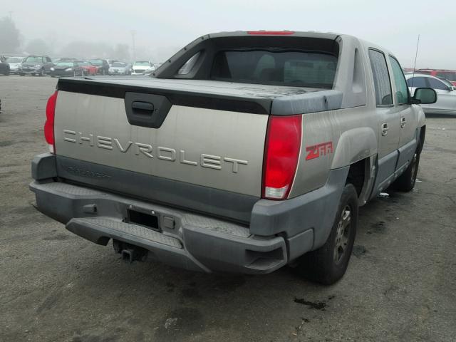 3GNEC13T63G191455 - 2003 CHEVROLET AVALANCHE GOLD photo 4