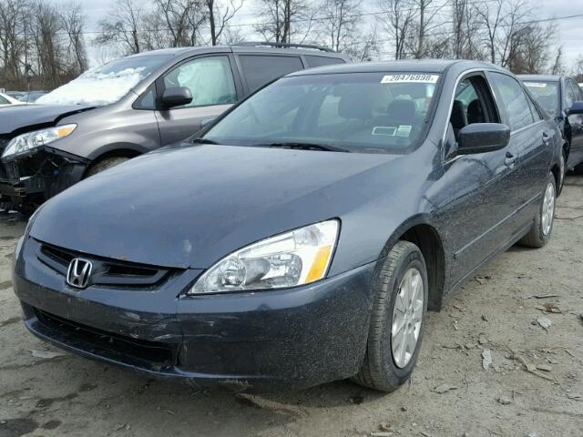 1HGCM56303A146088 - 2003 HONDA ACCORD LX BLUE photo 2