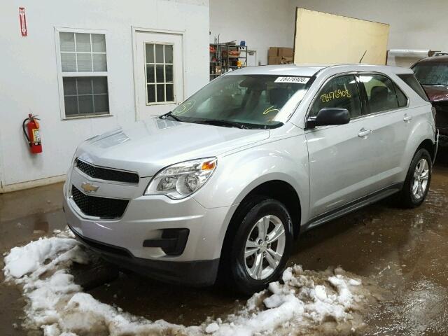 2GNALAEK7E1117833 - 2014 CHEVROLET EQUINOX LS SILVER photo 2