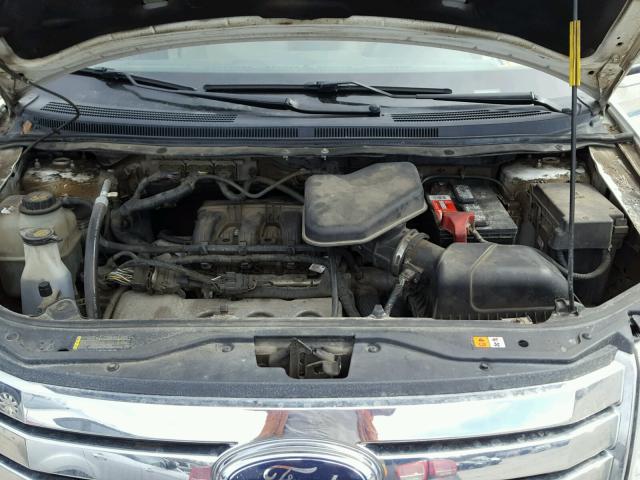 2FMDK48C39BB03549 - 2009 FORD EDGE SEL WHITE photo 7