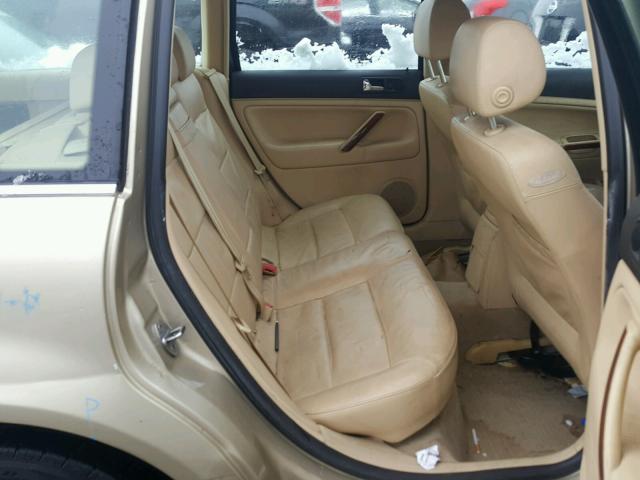 WVWWH63B11E260687 - 2001 VOLKSWAGEN PASSAT GLX 金色 照片 6