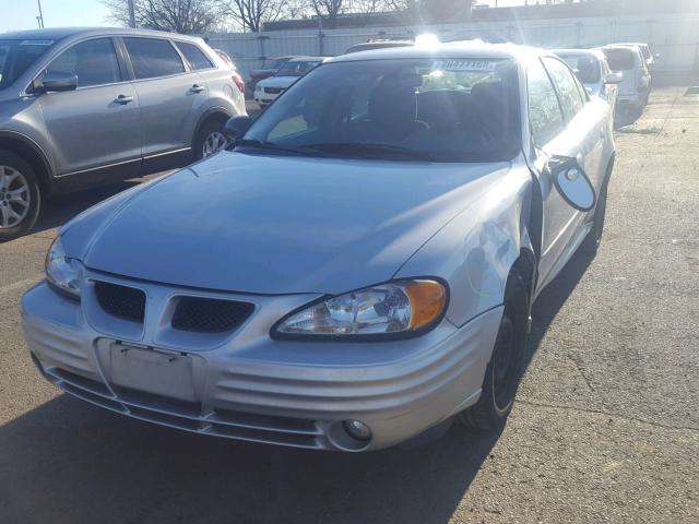 1G2NE52F63C304284 - 2003 PONTIAC GRAND AM S SILVER photo 2