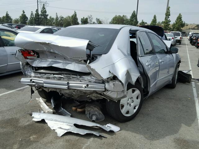 1HGCM66355A062325 - 2005 HONDA ACCORD LX SILVER photo 4