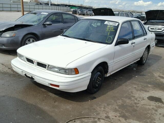 JA3CR46V5NZ050228 - 1992 MITSUBISHI GALANT WHITE photo 2