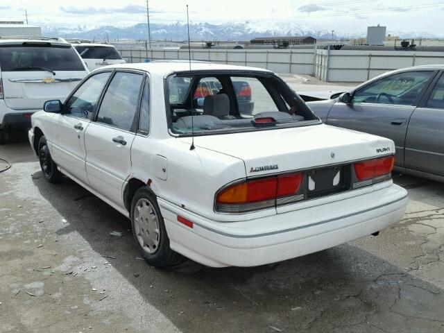 JA3CR46V5NZ050228 - 1992 MITSUBISHI GALANT WHITE photo 3