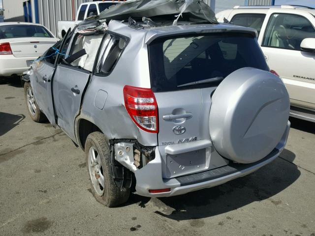 JTMBF33V39D007546 - 2009 TOYOTA RAV4 SILVER photo 3