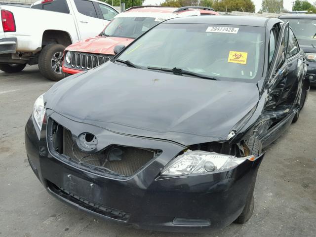 4T4BE46K69R107457 - 2009 TOYOTA CAMRY BASE BLACK photo 2