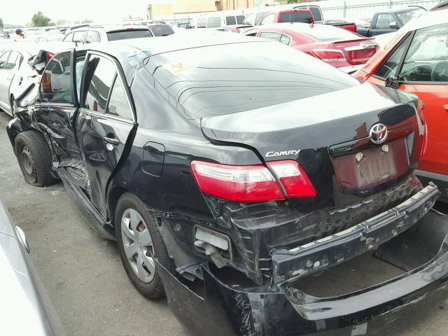 4T4BE46K69R107457 - 2009 TOYOTA CAMRY BASE BLACK photo 3