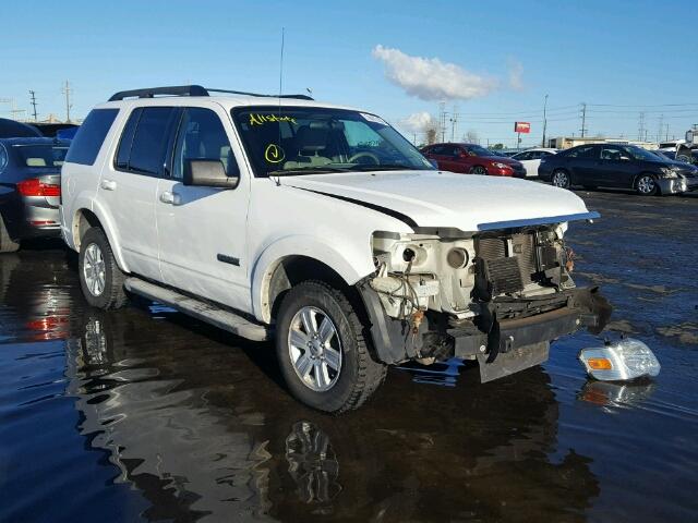 1FMEU73E77UB57548 - 2007 FORD EXPLORER X WHITE photo 1