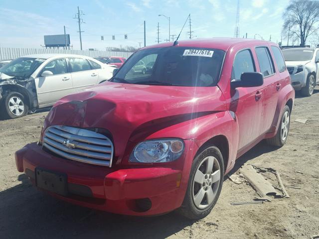 3GNCA13D18S671722 - 2008 CHEVROLET HHR LS წითელი ფოტო 2