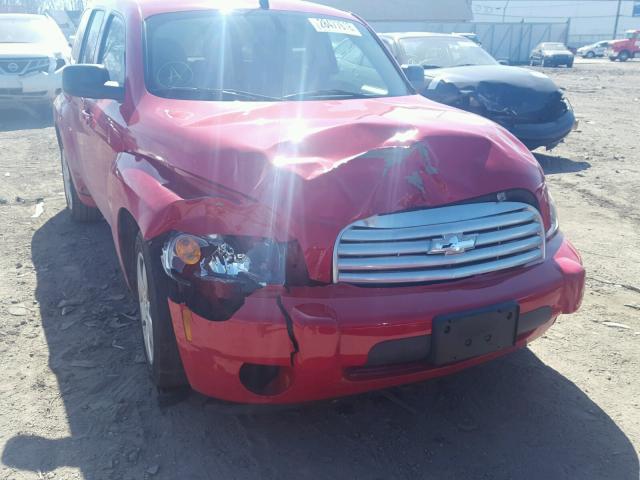 3GNCA13D18S671722 - 2008 CHEVROLET HHR LS წითელი ფოტო 9