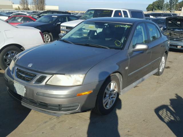 YS3FB49S151008022 - 2005 SAAB 9-3 LINEAR GRAY photo 2