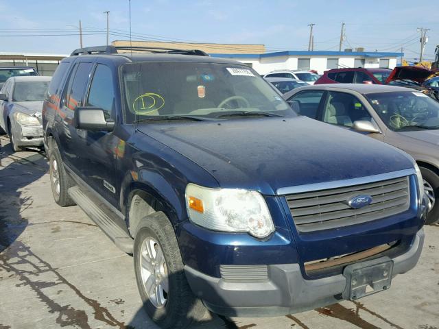 1FMEU62E66ZA17679 - 2006 FORD EXPLORER X BLUE photo 1