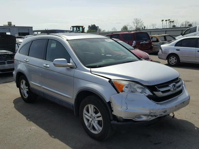 JHLRE3H79AC004191 - 2010 HONDA CR-V EXL SILVER photo 1