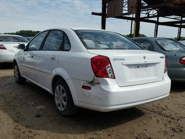 KL5JD56Z25K188033 - 2005 SUZUKI FORENZA S WHITE photo 3