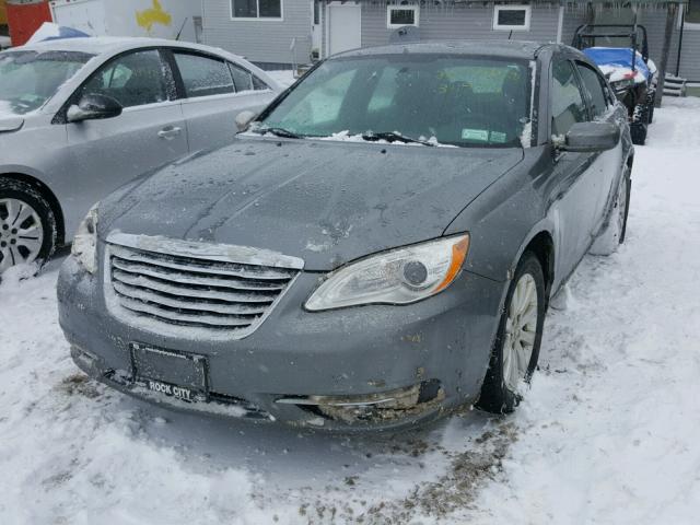 1C3CCBBB5CN103716 - 2012 CHRYSLER 200 TOURIN GRAY photo 2