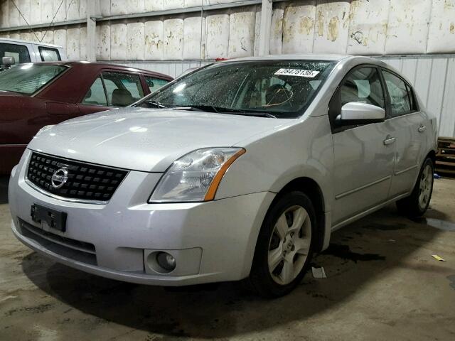 3N1AB61E48L660930 - 2008 NISSAN SENTRA 2.0 SILVER photo 2