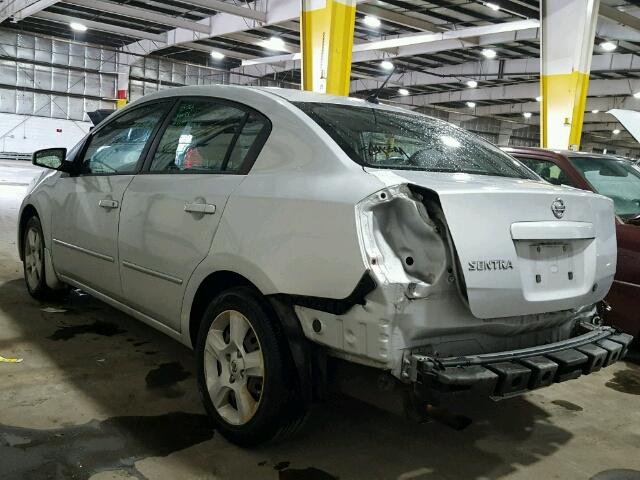 3N1AB61E48L660930 - 2008 NISSAN SENTRA 2.0 SILVER photo 3