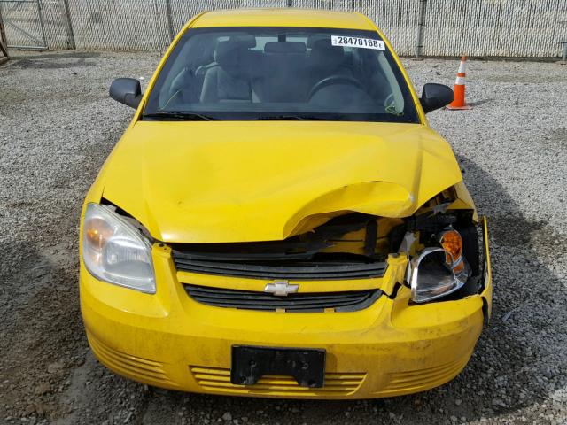 1G1AK15F267807095 - 2006 CHEVROLET COBALT LS YELLOW photo 9