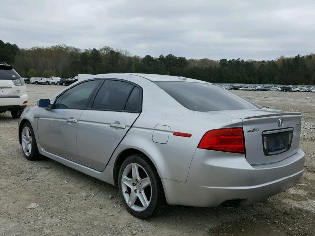 19UUA66266A051663 - 2006 ACURA 3.2TL SILVER photo 3