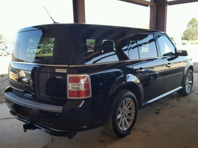 2FMDK52C19BA89942 - 2009 FORD FLEX SEL BLACK photo 4