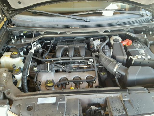 2FMDK52C19BA89942 - 2009 FORD FLEX SEL Սև լուսանկար 7