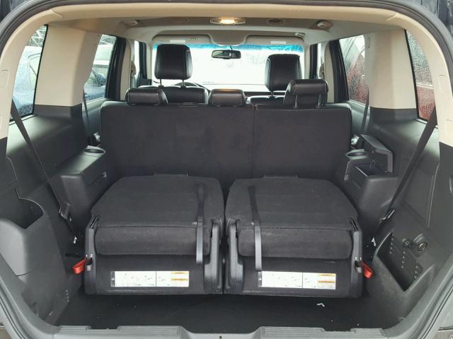 2FMDK52C19BA89942 - 2009 FORD FLEX SEL Սև լուսանկար 9