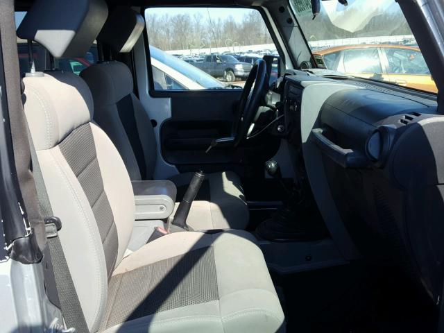 1J4AA2D18AL175378 - 2010 JEEP WRANGLER S SILVER photo 5