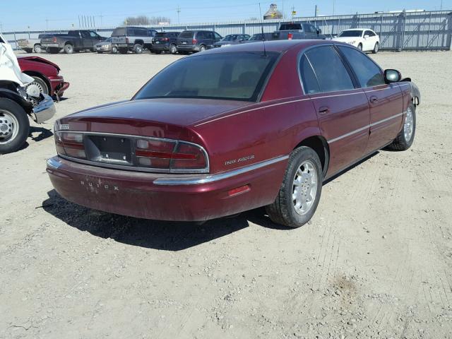 1G4CW54K014221298 - 2001 BUICK PARK AVENU MAROON photo 4