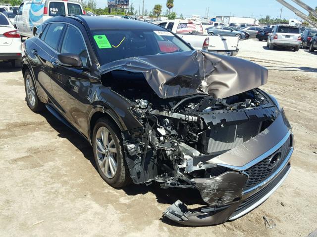 SJKCH5CP7HA018963 - 2017 INFINITI QX30 BASE BROWN photo 1