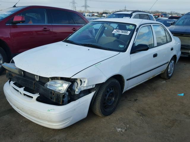 2T1BR12E6YC292560 - 2000 TOYOTA COROLLA VE WHITE photo 2