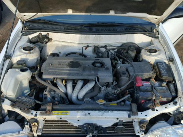 2T1BR12E6YC292560 - 2000 TOYOTA COROLLA VE WHITE photo 7