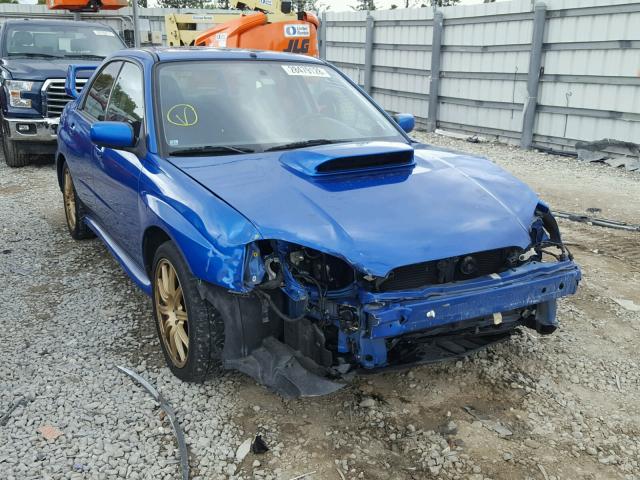 JF1GD706X4L511144 - 2004 SUBARU IMPREZA WR BLUE photo 1