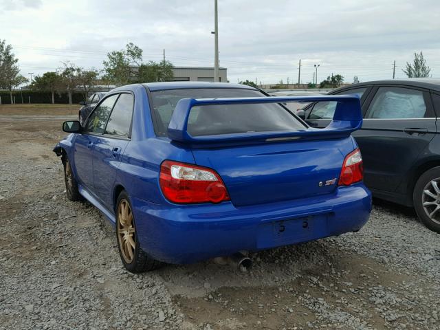 JF1GD706X4L511144 - 2004 SUBARU IMPREZA WR BLUE photo 3