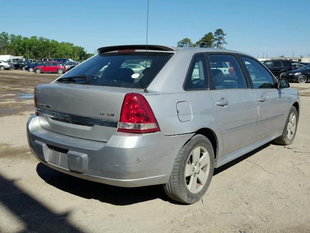 1G1ZT61846F293504 - 2006 CHEVROLET MALIBU MAX SILVER photo 4