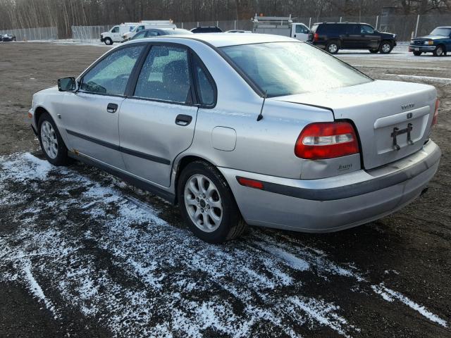 YV1VS29521F608198 - 2001 VOLVO S40 1.9T SILVER photo 3