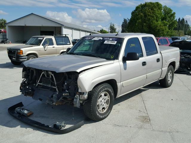 2GCEC13T041392593 - 2004 CHEVROLET SILVERADO TAN photo 2