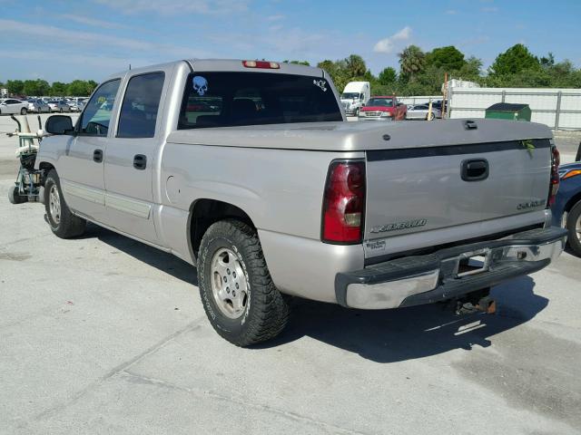 2GCEC13T041392593 - 2004 CHEVROLET SILVERADO TAN photo 3