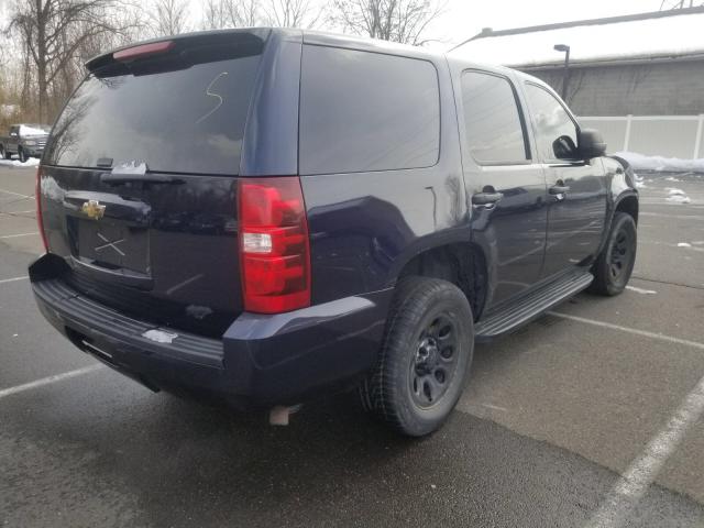 1GNMCAE09AR259548 - 2010 CHEVROLET TAHOE C150 BLUE photo 4