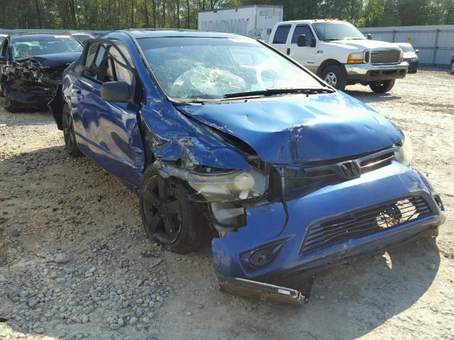 2HGFG12877H571636 - 2007 HONDA CIVIC EX BLUE photo 1