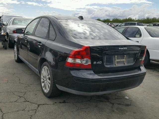 YV1MS382162196332 - 2006 VOLVO S40 2.4I BLACK photo 3